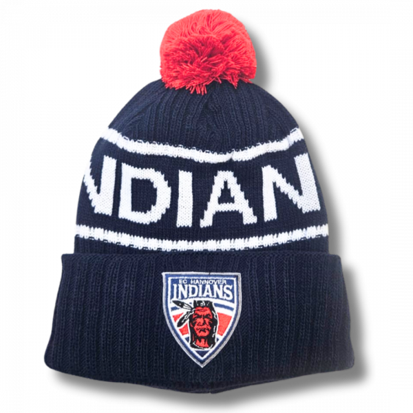 Bommelmütze „Indians“ Navy